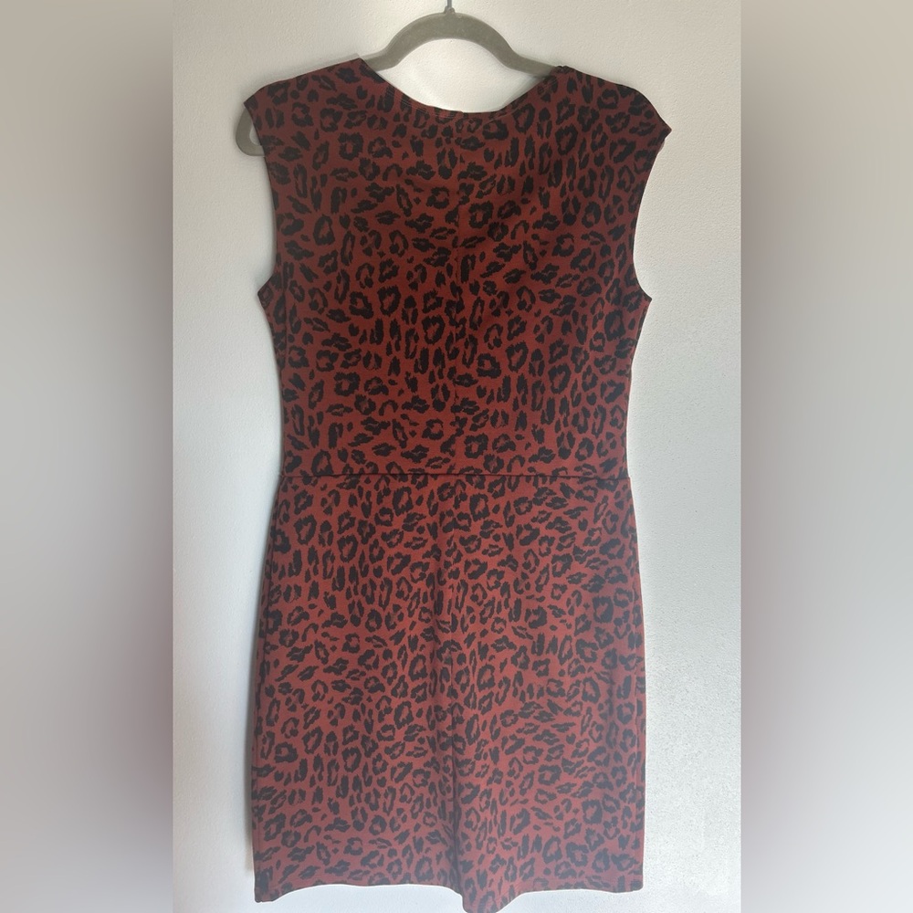 Fun leopard print dress for a night out on the town. Dress up or down!